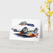 1973-76 de Witte Auto van het Korvet Kaart (Gele Bloem)