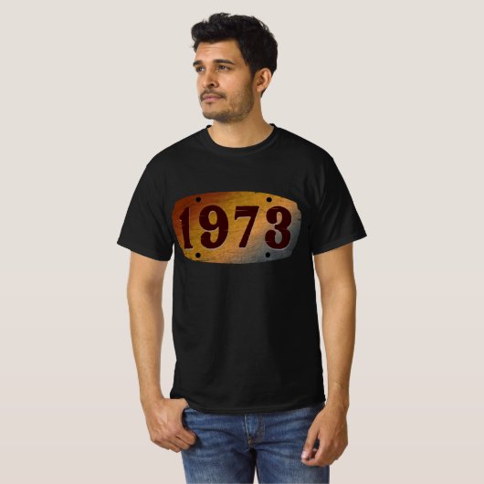 1973 ANTIEK T-SHIRT (Voorkant volledig)