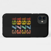 1973 ANTIQUE RETRO CADEAU Case-Mate iPhone CASE (Achterkant (horizontaal))