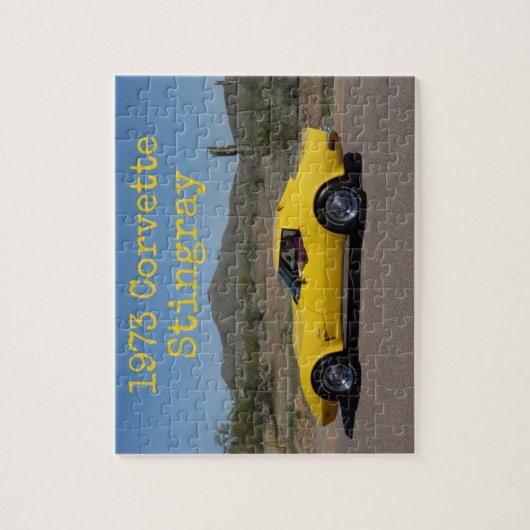 1973 Corvette C3 Stingray Puzzle Legpuzzel (Verticaal)