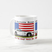 1973 Corvette Coupe Coffee Mok (Voorkant links)