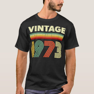 1973 draagvlak van 1973 48 jaar oud ontwerp t-shirt