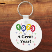 1973 een Grote Verjaardag van het Jaar Sleutelhanger (Voorkant)