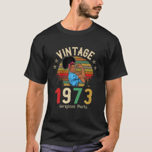  1973 gemaakt in 1973 49e verjaardag 49 jaar of t-shirt