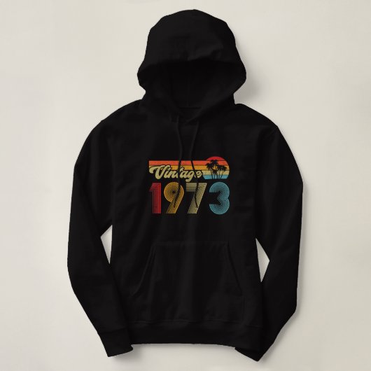  1973, gemaakt in 1973 50e verjaardag van de 50e v hoodie (Design voorkant)
