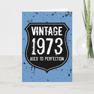 1973 Gerijpt tot in de perfectie Verjaardagskaart  Kaart