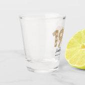 1973 Gold en Black 50th Birthday Shot Glass Shot Glas (Links)