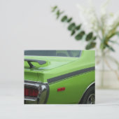 1973 Green Dodge Charger SE Brougham achterkwart Briefkaart (Staand voorkant)