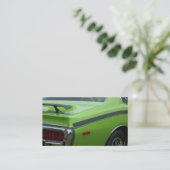 1973 Green Dodge Charger SE Brougham achterkwart Visitekaartje (Staand voorkant)