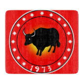 1973 Jaar van de os Snijplank (Voorkant)