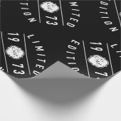 1973 Limited Edition 50th Verjaardag Cadeaupapier (Hoek)