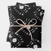 1973 Limited Edition 50th Verjaardag Inpakpapier Vel (In situ)