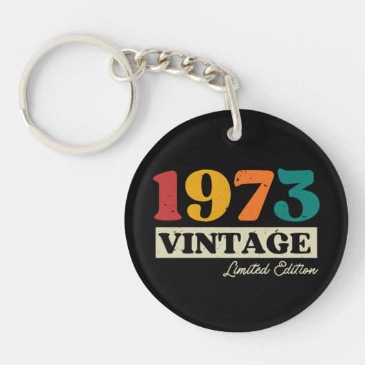 1973  Limited Edition 51st Verjaardag Sleutelhanger (Voorkant)