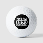 1973 Limited Edition 52e verjaardag Golfballen (Voorkant)