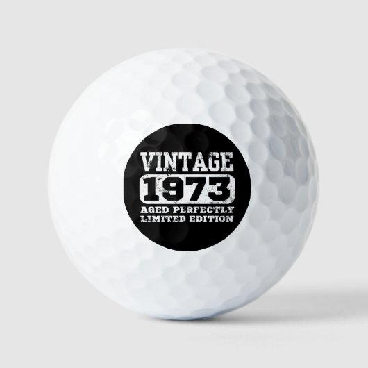 1973 Limited Edition 52e verjaardag Golfballen (Voorkant)