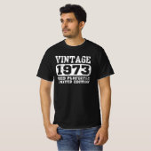 1973 Limited Edition 52e verjaardag T-shirt (Voorkant volledig)