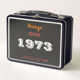 1973 Limited Edition Metal Lunch Box