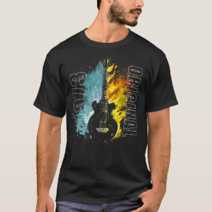 1973 Original Fun Colorful Retro Flames Classic Co T-shirt