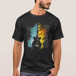 1973 Originele Pret Kleurrijke Retro Vlammen Klass T-shirt