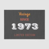  1973 Patch – 53rd Birthday Limited Edition Tissuepapier (Voorkant)