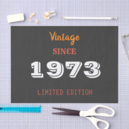 1973 Patch – 53rd Birthday Limited Edition Tissuepapier