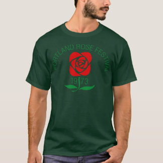 1973 Portland Roos Festival  Button T-shirt