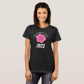 1973 Pro Choice Women's Rights Not Your Uterus Pin T-shirt (Voorkant volledig)