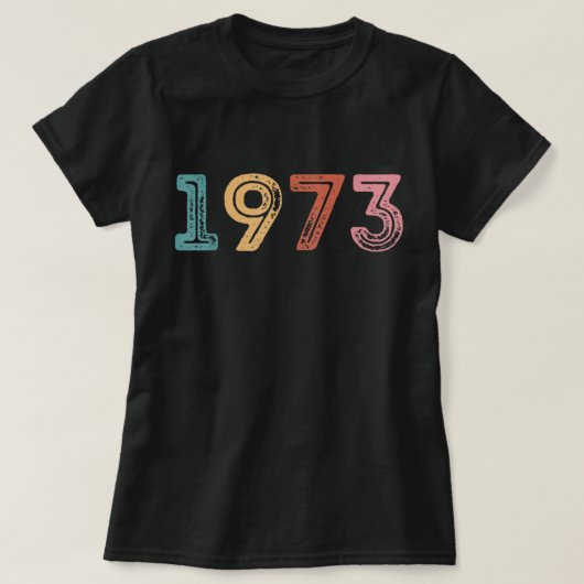 1973 Pro Roe Pro Choice Women Rights Feminist T-shirt (Design voorkant)