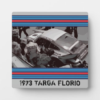 1973 RACING Tafelblad Plaquette met Ezel Fotoplaat