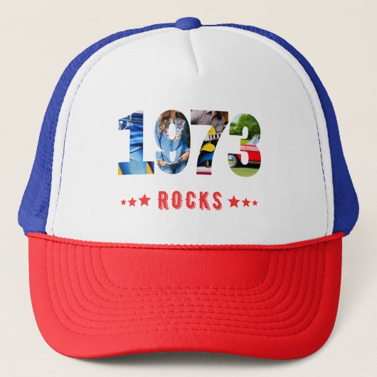 1973 Rocks 50ste Jubileum Trucker Pet (Voorkant)