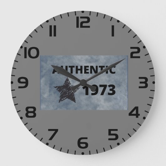 1973 Verjaardag met Grunge Star Grote Klok (Voorkant)