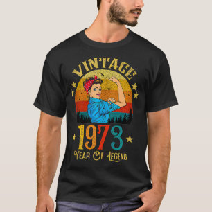 1973 Verjaardagscadeau voor Vrouwen Grappig 51 Ja T-shirt