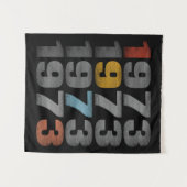 1973 VINTAGE GIFT WANDKLEED (Voorkant (horizontaal))