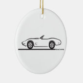 1974 - 1977 Corvette Converteerbaar Keramisch Ornament (Rechts)