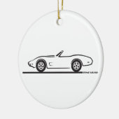 1974 - 1977 Corvette Converteerbaar Keramisch Ornament (Links)