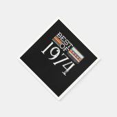 1974  46 e Birthday Jubileum Gift Servet (Hoek)