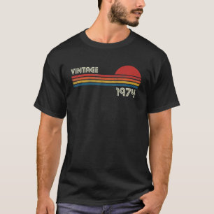 1974 50e geboortedag 50 jaar oude cadeaus t-shirt