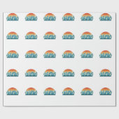 1974  50ste verjaardag cadeaupapier (Vlak)