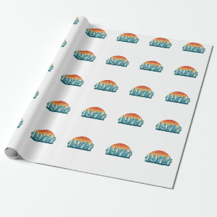 1974 50ste verjaardag cadeaupapier