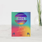 1974 50ste verjaardag feestuitnodiging (Achterkant)