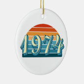 1974  50ste verjaardag keramisch ornament (Rechts)