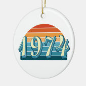 1974  50ste verjaardag keramisch ornament (Links)