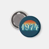 1974 50ste verjaardag magneet (Voorkant / Achterkant)