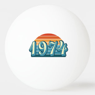 1974  50ste verjaardag pingpongbal