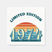 1974  50ste verjaardag servet (Voorkant)