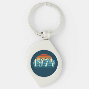 1974 50ste verjaardag sleutelhanger