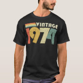  1974 50ste verjaardagscadeau noodlijdend ontwerp t-shirt (Voorkant)