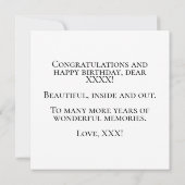 1974 50ste verjaardagsgoud kaart (Achterkant)