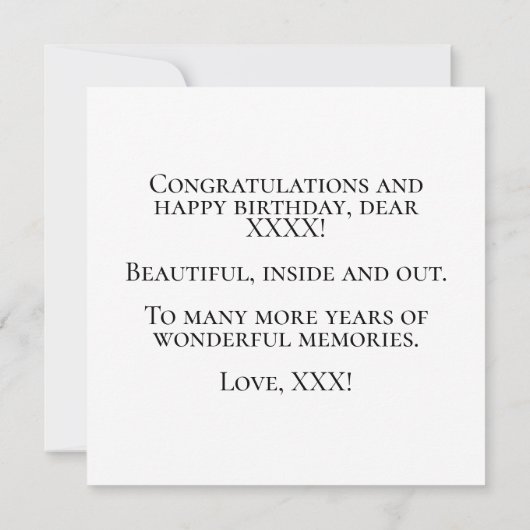  1974 50ste verjaardagsgoud kaart (Achterkant)