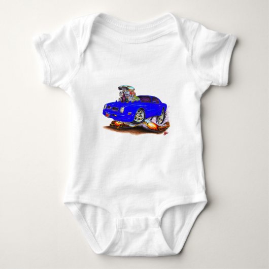 1974-76 Firebird Blue Car Romper (Voorkant)